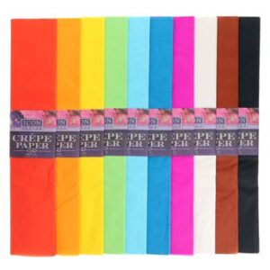 Icon Crepe Paper Assorted 10 Colours