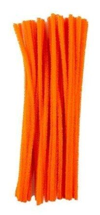 Pipe Cleaners 12 Orange Pipe Cleaners Orange Long Pack 20