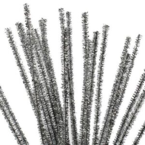 Pipe Cleaners Silver Pipe Cleaners Silver Long Pack 20