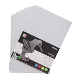 A4 Silver Card 250gsm Packed 15 Sheets