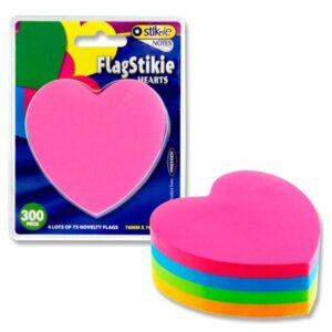 Stik-Ie 300 pcs Flag Stikie Notes 76Mmx76mm – Hearts