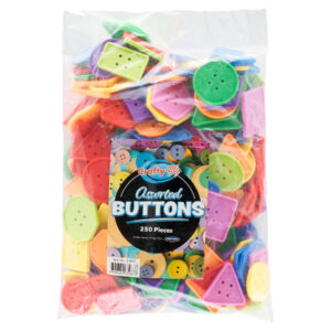 Clever Kidz Pack 250 Sorting Buttons