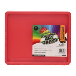 World of ColourMulti Purpose Art Trays Pk 2