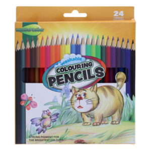 Economy Colouring pencils Packed 24