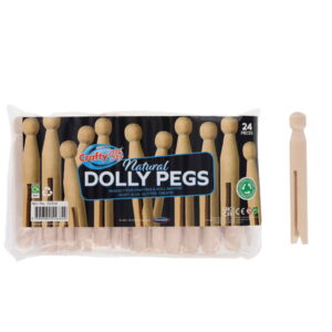 Dolly Pegs Natural Pack 24