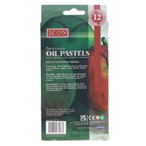Icon Oil Pastels Packed 12
