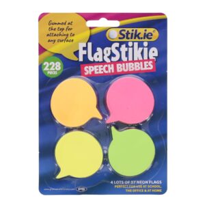 Stik-Ie Card 4 Sticky Notes – Speech Bubbles