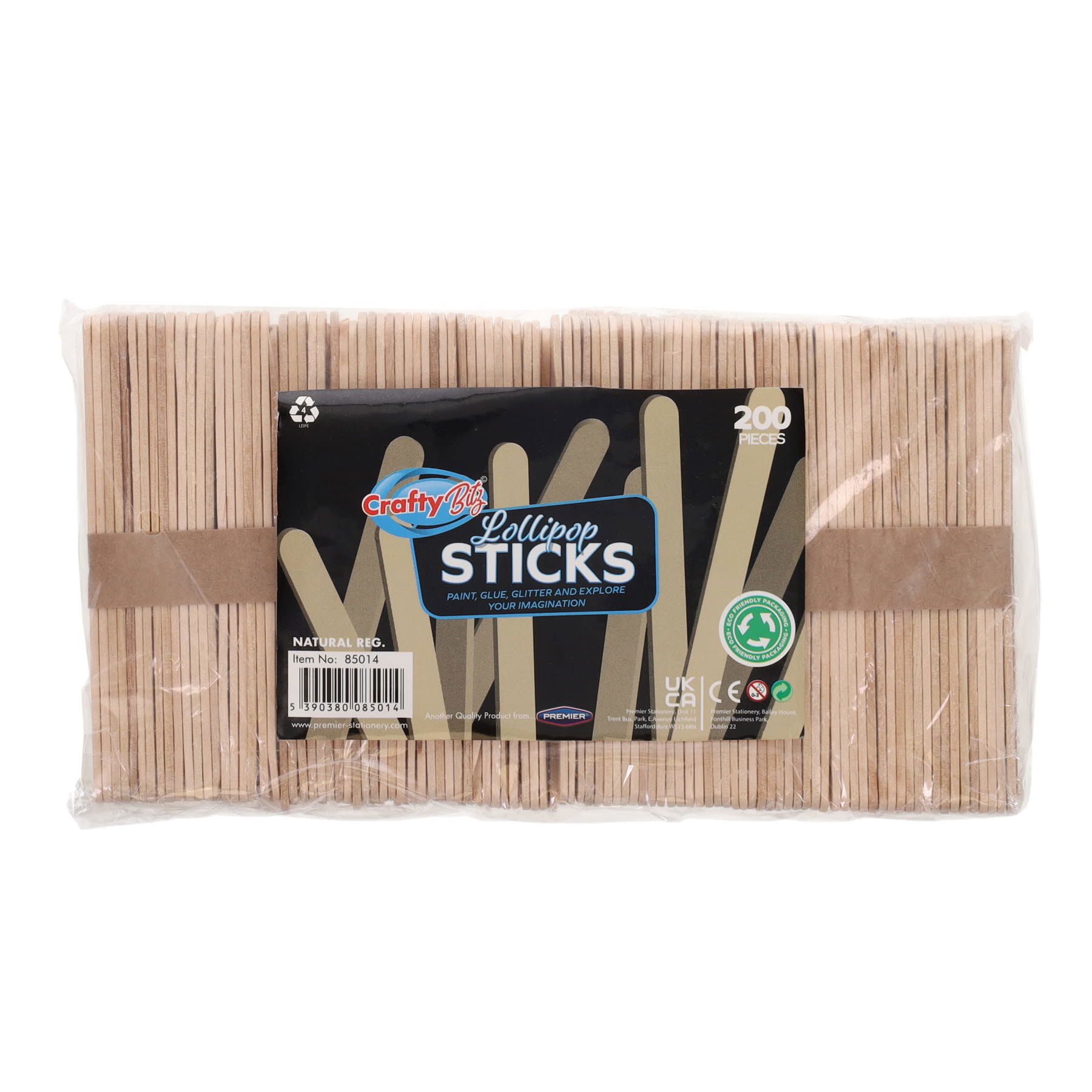Standard Natural Craft Sticks 200 pcs