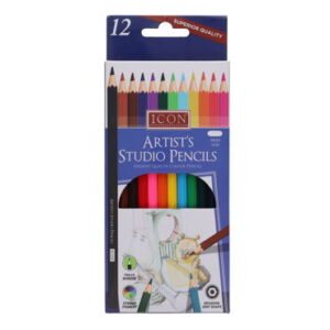 Icon Colouring Pencils 12