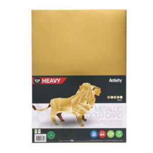 Premier Activity Gold Card 210gsm 25 sheets