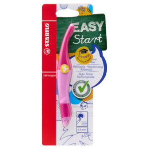 Stabilo Easy Original Left Handed Ballpoint Pen Pink – Blue Ink
